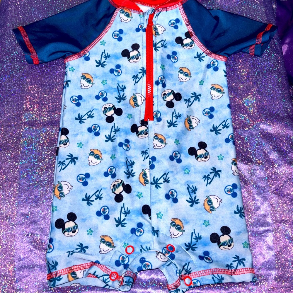 Infant Mickey Mouse Swim Rash Guard